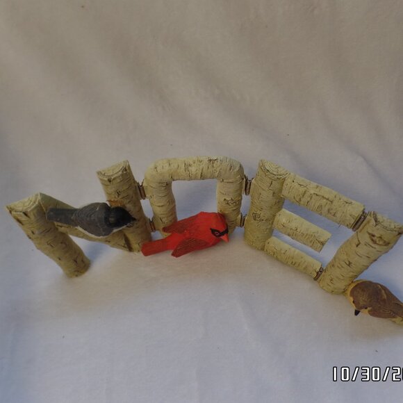 Marjolein Bastin Birch Bird NOEL Christmas Sign - Picture 10 of 12